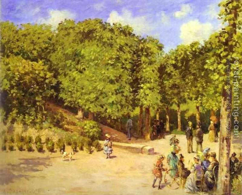 Camille Pissarro : Town Garden in Pontoise